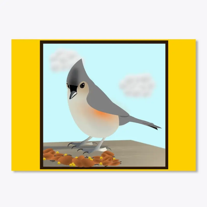 Tufted Titmouse Sticker